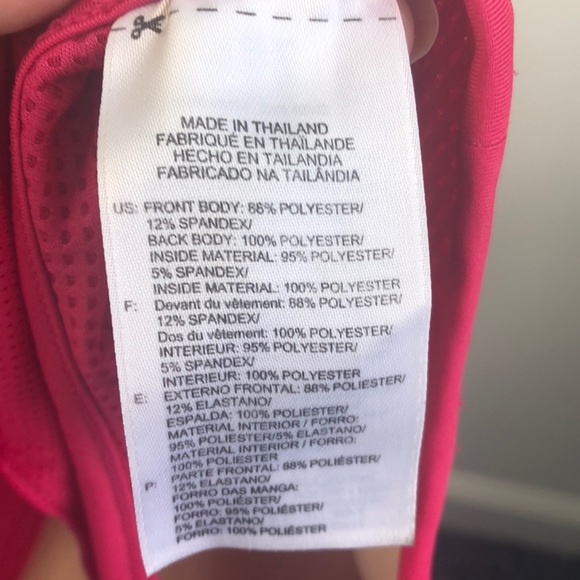 Reebok Pink Racer Back Sports Bra - Picture 5 of 8